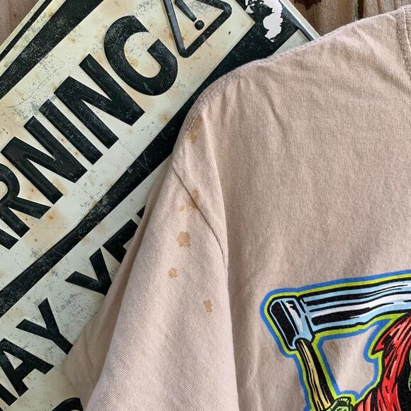 Broken Promises WORST IN ME TEE SAND size M 100% cotton Never Forgive forget - Picture 6 of 8